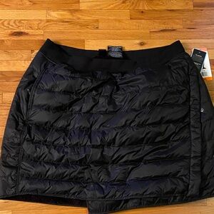 Black Quilted Women's Skirt